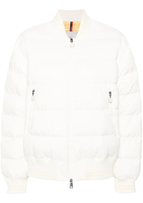 Moncler Argo padded bomber jacket - White