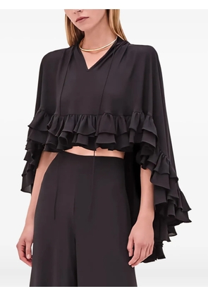 Alexis Cortese ruffled blouse - Black