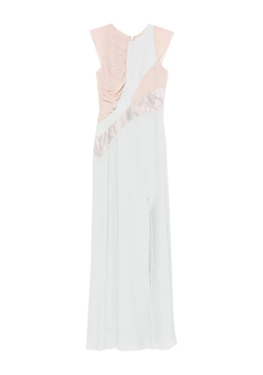 Botsi River Flow ruched panelled dress - Neutrals
