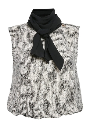 Elisabetta Franchi silk top - Black
