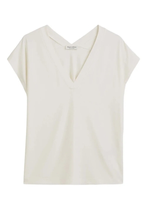Marc O'Polo V-neck cap-sleeve T-shirt - White
