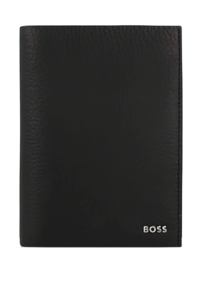 BOSS textured wallet - Black