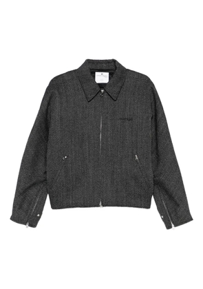 Courrèges embroidered bomber jacket - Grey