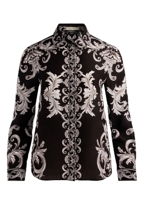 alice + olivia Willa top - Black