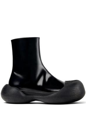 CamperLab Caramba round-toe leather ankle boots - Black