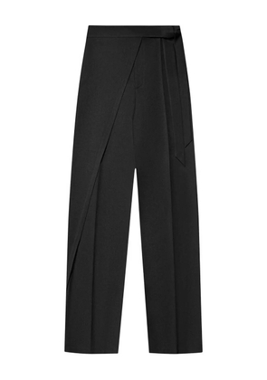 Manière De Voir tailored wrap trousers - Black
