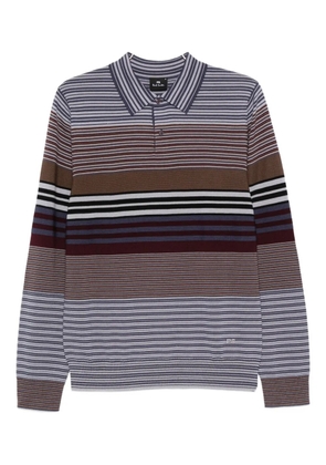PS Paul Smith striped polo shirt - Purple
