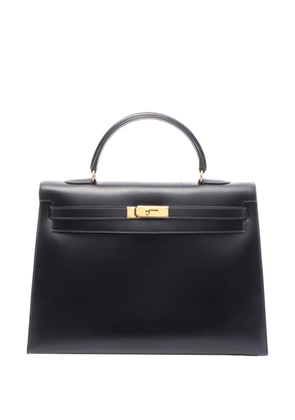 Hermès Pre-Owned 1996 Box Calf Kelly Sellier 35 satchel - Black