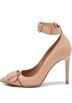 Ferragamo Pre-Owned 120mm leather pumps - Pink