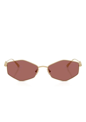 Jimmy Choo Eyewear geometric-frame sunglasses - Gold