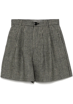 Kimhekim checked shorts - Black