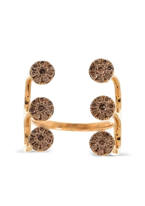 Stefere 18K rose gold diamond ring - Pink