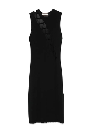 Akep fine-knit dress - Black