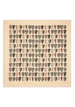 Burberry Shield silk scarf - Neutrals