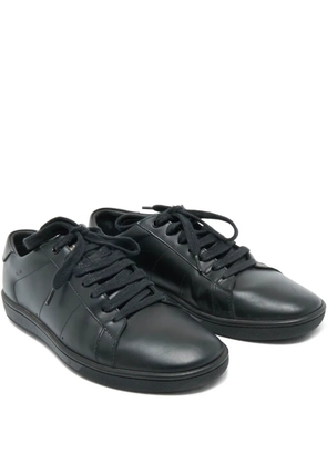 Saint Laurent Pre-Owned leather sneakers - Black