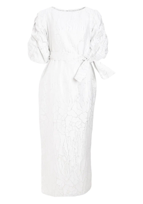 Baruni Sedum midi dress - White