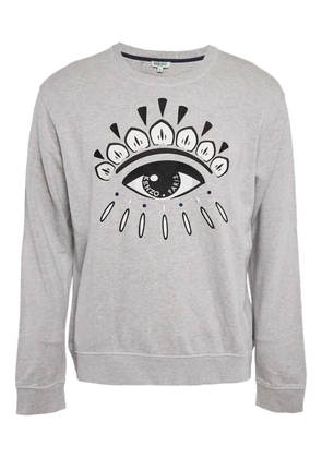 Kenzo Pre-Owned Eye-embroidered sweatshirt - Grey