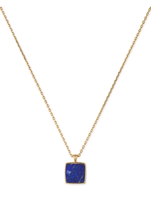 Emanuele Bicocchi square lapis pendant necklace - Gold