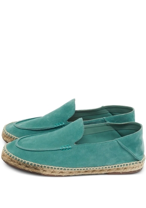 Loro Piana Pre-Owned suede jute espadrilles - Green