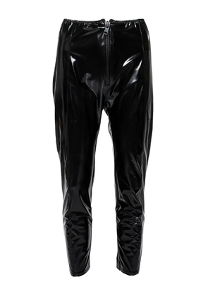 Lisa Marie Fernandez pre-owned faux-leather trousers - Black