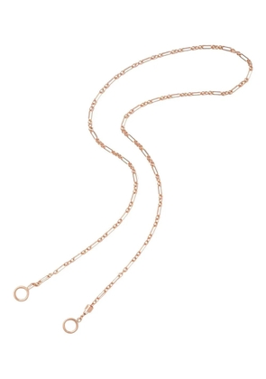 Marla Aaron 14K rose gold Old World necklace - Pink
