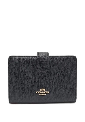 Coach Corner leather wallet - Black