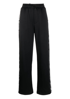 DSQUARED2 logo-tape cotton track pants - Black