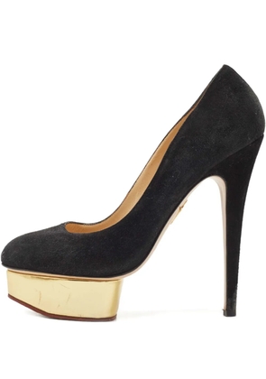 Charlotte Olympia 150mm Dolly heeled pumps - Black