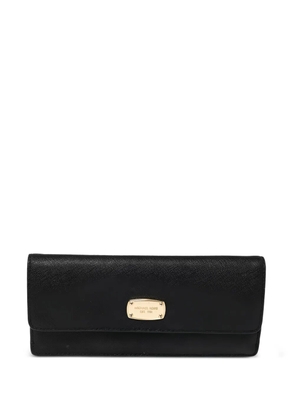 Michael Kors Vintage pre-owned logo-plaque wallet - Black