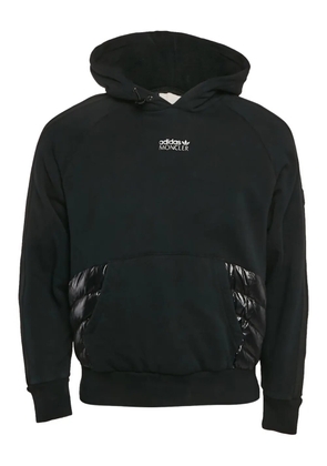 Moncler Vintage x Adidas 2024 quilted hoodie - Black