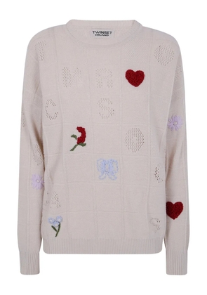 TWINSET x Marco Rambaldi sweater - Neutrals