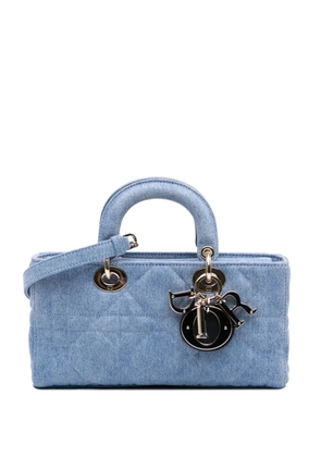 Christian Dior Pre-Owned 2024 Medium Denim Macrocannage Lady D Joy satchel - Blue