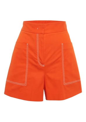 Missoni Pre-Owned contrasting-stitching shorts - Orange