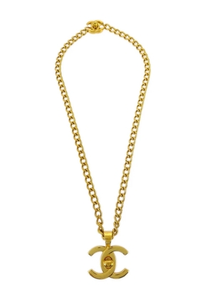CHANEL Pre-Owned 1997 CC turn-lock necklace - Gold