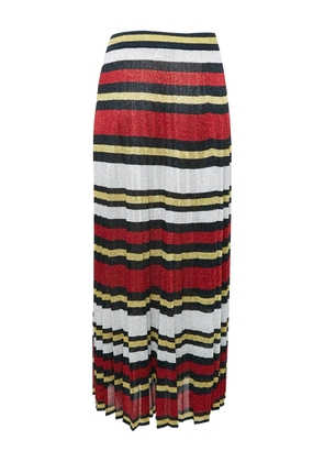 Gucci Pre-Owned pleated striped skirt - Black