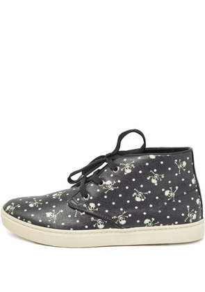Dolce & Gabbana Pre-Owned skull-print sneakers - Black