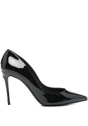 Dolce & Gabbana Pre-Owned Cardinale 90mm patent leather pumps - Black