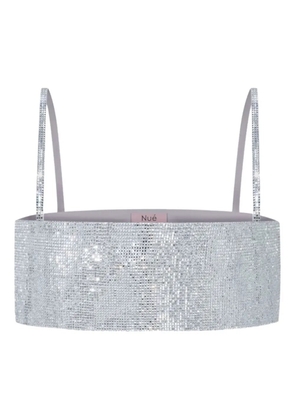 Nuè crystal metallic top - Silver