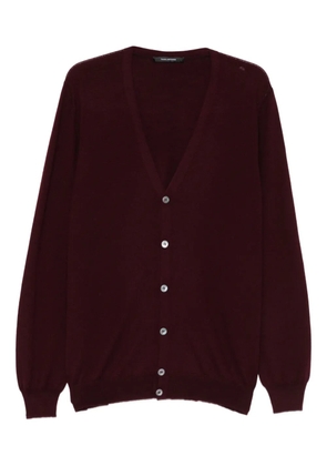 Tagliatore kieran buttoned cardigan - Red