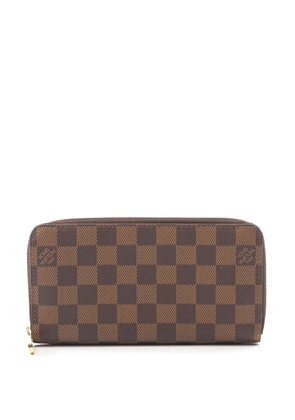 Louis Vuitton Pre-Owned 2008 Damier Ebene Zippy Wallet long wallets - Brown