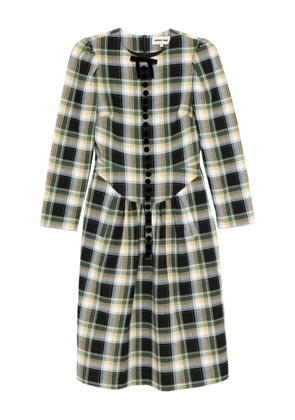 SHUSHU/TONG plaid dress - Black