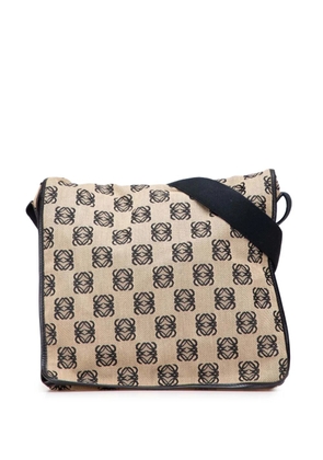 Loewe Pre-Owned 2003 Anagram Canvas Messenger Bag crossbody bag - Brown