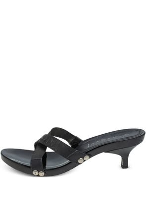 Casadei Vintage Pre-owned 60mm cross-strap sandals - Black