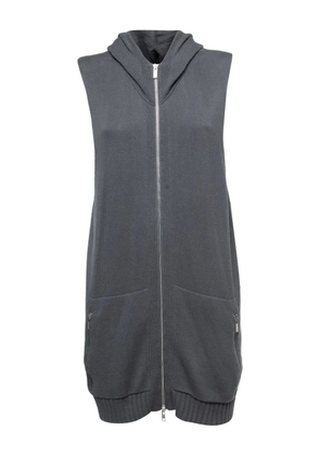 Emporio Armani Pre-Owned 2024 hooded zip cardigan - Grey