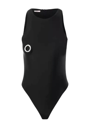 Nuè crystal-detail sleeveless top - Black