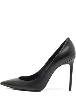 Saint Laurent Pre-Owned Anja point-toe heeled pump - Black