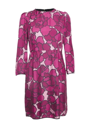 Marc Jacobs Vintage 2024 floral-print silk midi dress - Pink