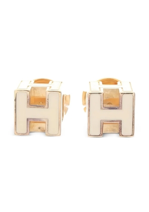 Hermès Pre-Owned 2000s Carge d'Ash H earrings - Gold