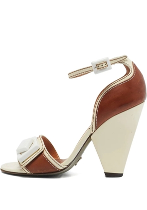 Dolce & Gabbana Pre-Owned 110mm leather sandals - Brown