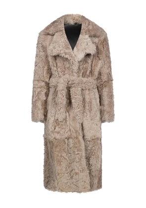 Ludovic de Saint Sernin shearling coat - Neutrals